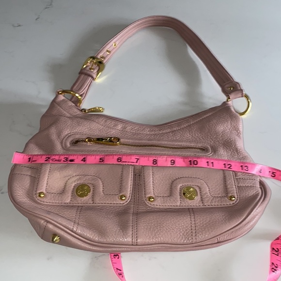 Stone Mountain Bag Purse 85% leather crossbody Rose 14” x 22” - Picture 4 of 13